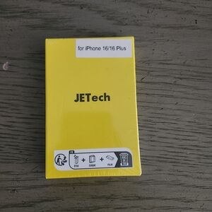 JETech iPhone 16/16 Plus Case - Bright Yellow